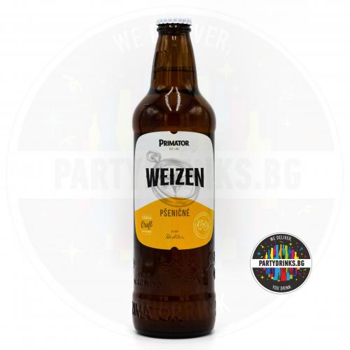 Бира Primator Weizen 20 бутилки в кашон х 500ml 4.8%